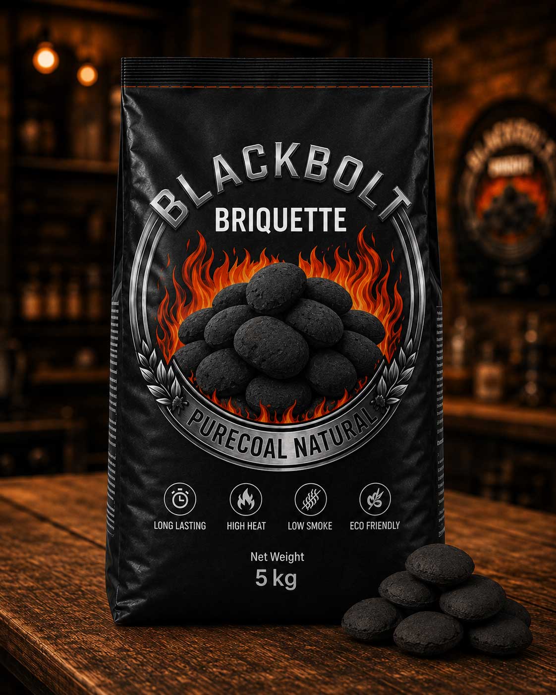 BlackBolt briquette 5kg pack